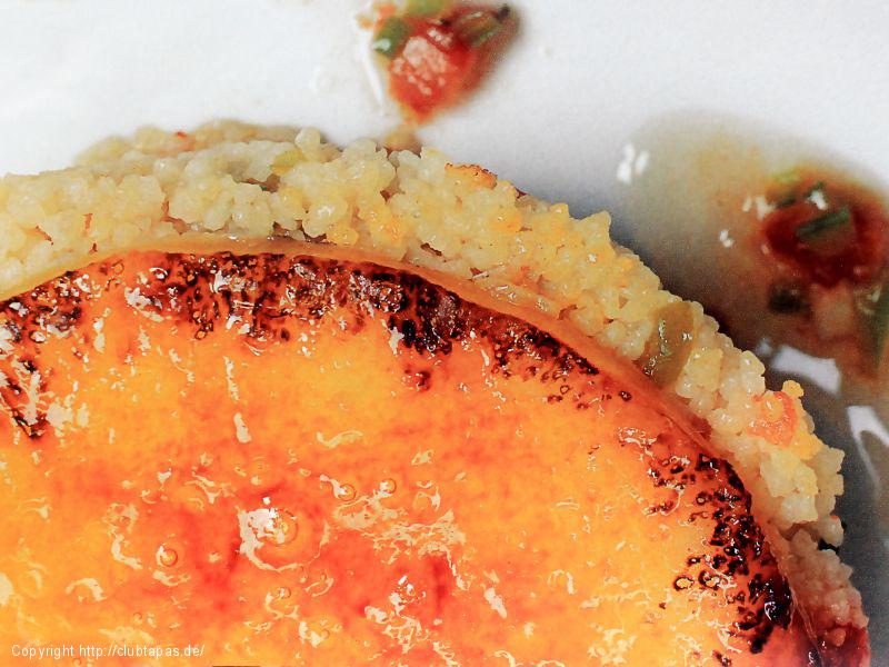 Couscous mit karamellisiertem Garrotxa
